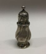 An early 18th Century Dutch silver caster. Approx.
