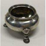 An 18th Century Augsburg silver salt. Marked to ba