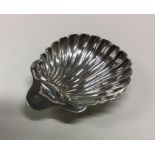 A silver butter dish. Birmingham. Approx. 42 grams. E