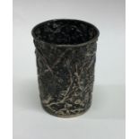 WANG HING: A Chinese silver beaker. Approx. 31 grams.