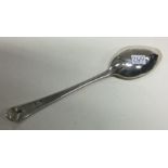 YORK: An OE pattern silver teaspoon. 1784. By Hamp