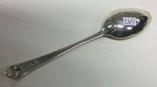 YORK: An OE pattern silver teaspoon. 1784. By Hamp