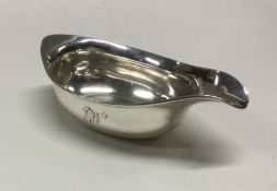 A fine quality George III silver pap boat / wine t