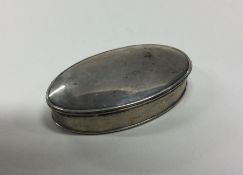 An early 18th Century French silver chased snuff b