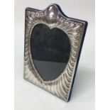 A heart shaped Sterling silver frame. Est. £50 - £