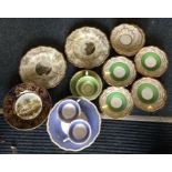 A good collection of cabinet cups and saucers etc.