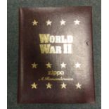 A cased set of four World War II Remembrance Zippo
