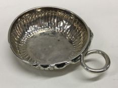 An early 19th Century French silver wine taster. C