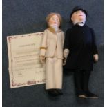 STEIFF: A boxed figure of a gentleman together wit