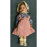 A dressed Dean's Rag Book Co. Ltd. doll. Est. £30