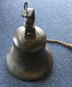 An unusual Scottish ship's bell named Benmore. Est