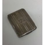 A silver hinged top box. Birmingham. Approx. 33 gr