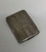 A silver hinged top box. Birmingham. Approx. 33 gr