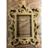 A cast iron picture frame. Est. £20 - £30.