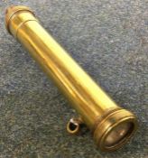 An early brass signal torch. Est. £20 - £30.