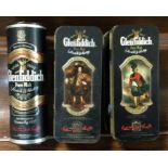 Three miniature 5 cl bottles of Glenfiddich Pure M