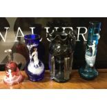 A collection of Mary Gregory glass. Est. £20 - £30