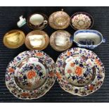 A good collection of cabinet cups and saucers etc.