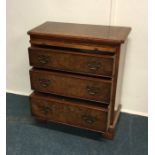 A Georgian style three drawer chest. Est. £30 - £4