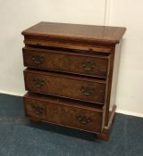 A Georgian style three drawer chest. Est. £30 - £4