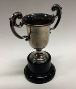 A small Edwardian silver trophy cup. Birmingham. A