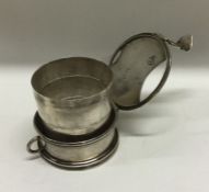 A novelty Victorian silver collapsible beaker. Lon