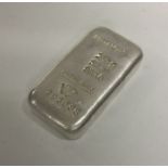 A heavy 999 silver 250 gram bar. Approx. 250 grams. Est. £20