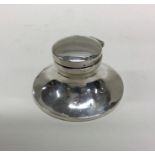 A silver inkwell. Birmingham 1911. Approx. 184 gra