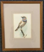 JOHN SMITH: A framed and glazed watercolour depict