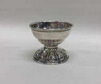 A Continental silver egg cup. Approx. 39 grams. Es