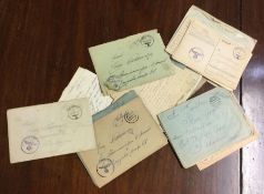 A collection of letters and cards from a German so