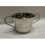 EXETER: A good quality George II silver two handle