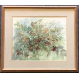 SHIRLEY HAWELL: A framed and glazed watercolour en