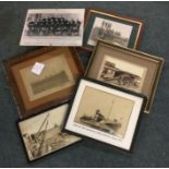 Five framed pictures of Military interest. Est. £1