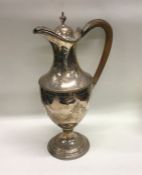 A good Old Sheffield Plated ewer decorated with fo