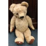 An old Chad Valley teddy bear. Est. £20 - £30.