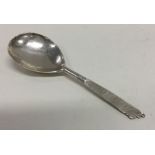 An early 18th Century Scandinavian silver spoon. A