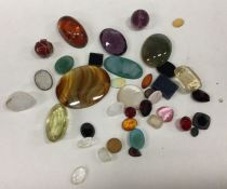 A large collection of semi-precious and other ston