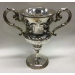 EXETER: A Victorian two handled silver cup.1868. B