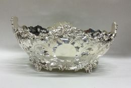 A decorative Victorian silver presentation basket