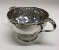 An Art Nouveau two handled silver bowl. Birmingham