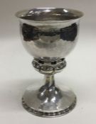 OMAR RAMSDEN: A good silver goblet inscribed, 'I w