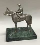 A novelty silver figure of a horse. London 1985. B