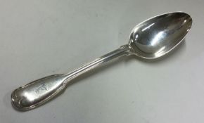 PAUL STORR: A heavy silver spoon. London 1816. App