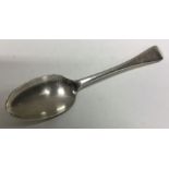 CHESTER: A rat tail pattern silver tablespoon. Bri