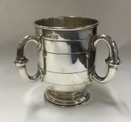 A rare Victorian silver tyg. London 1872. By Rober