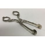 An unusual pair of silver grape scissors. London c