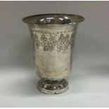 A good 19th Century French silver beaker. Approx.