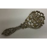 A good pierced Victorian silver spoon decorated wi