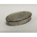 An early 18th Century silver hinged box. Approx. 5